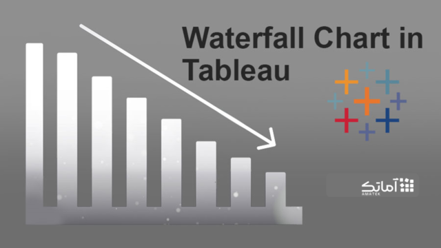 نمودار Waterfall Chart در نرم افزار تبلو Tableau