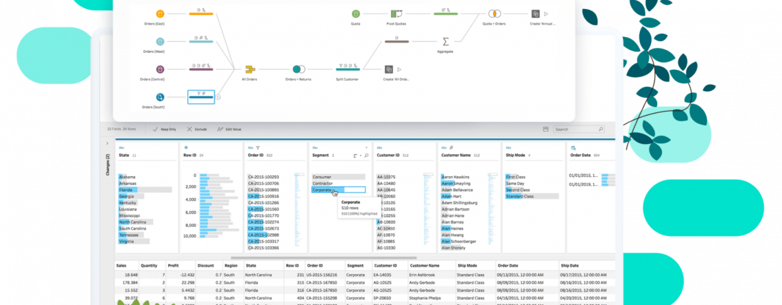 بررسی نرم افزار تبلو tableau prep
