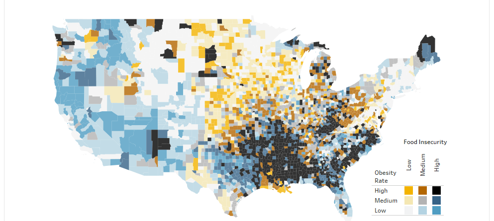 ساخت simple map در نرم افزار تبلو Tableau