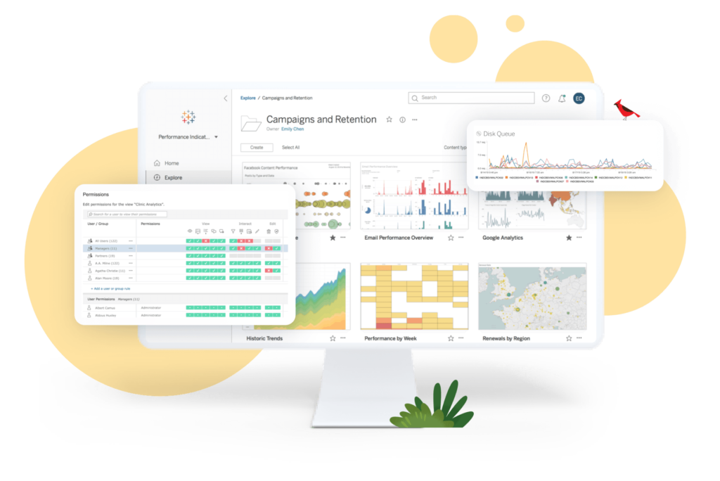 هوش تجاری تبلو (tableau)