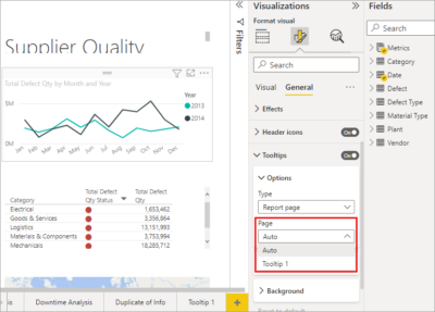 ایجاد Tooltip در PowerBI